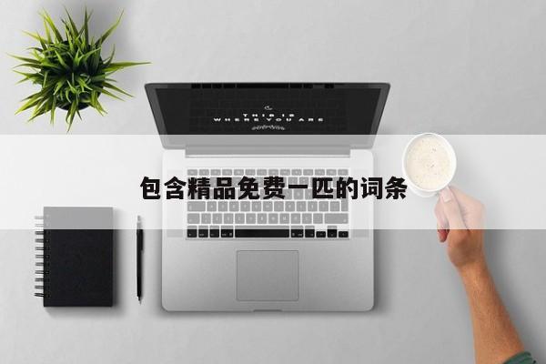 包含精品免费一匹的词条